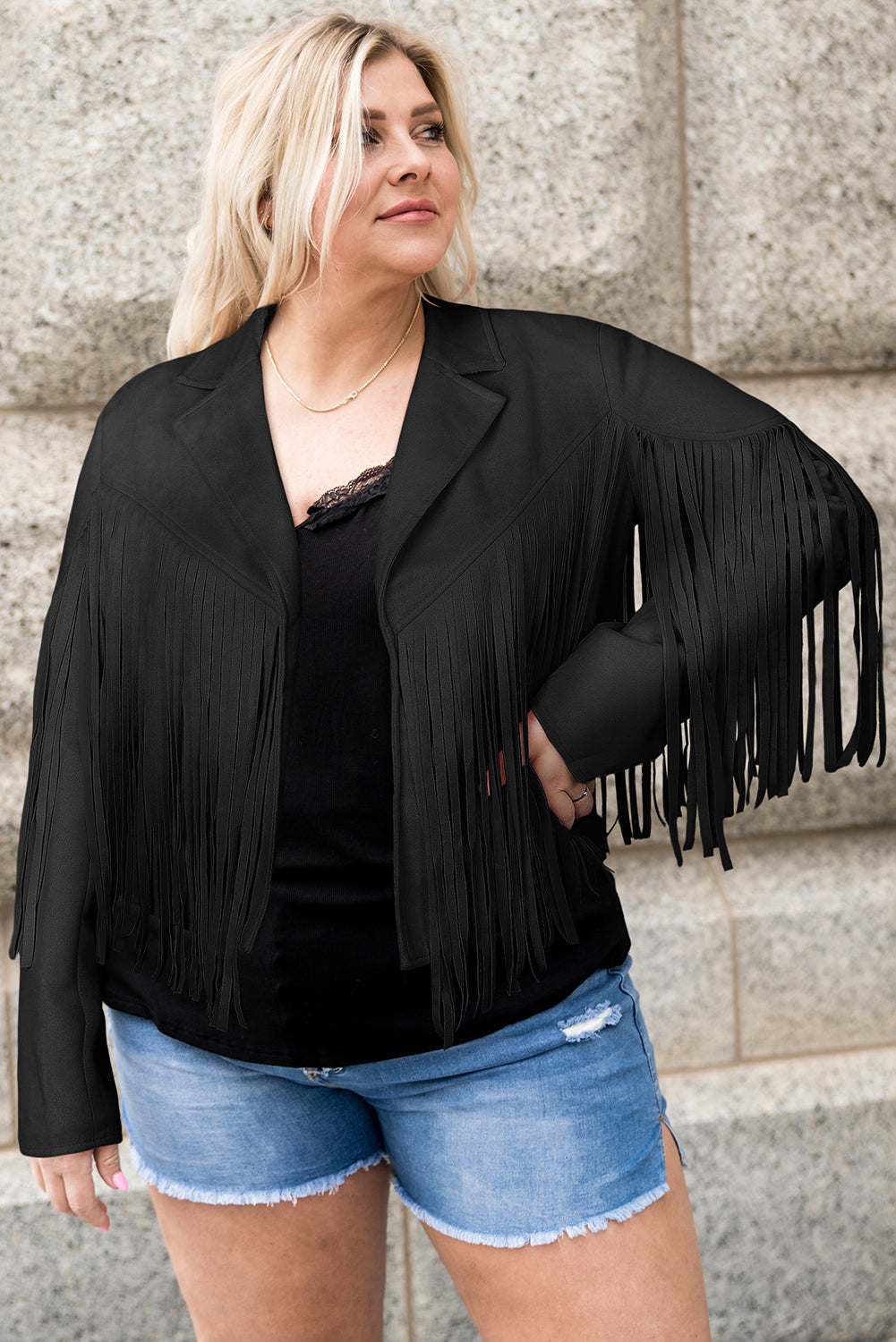 Rustler Fringe Open Front Jacket