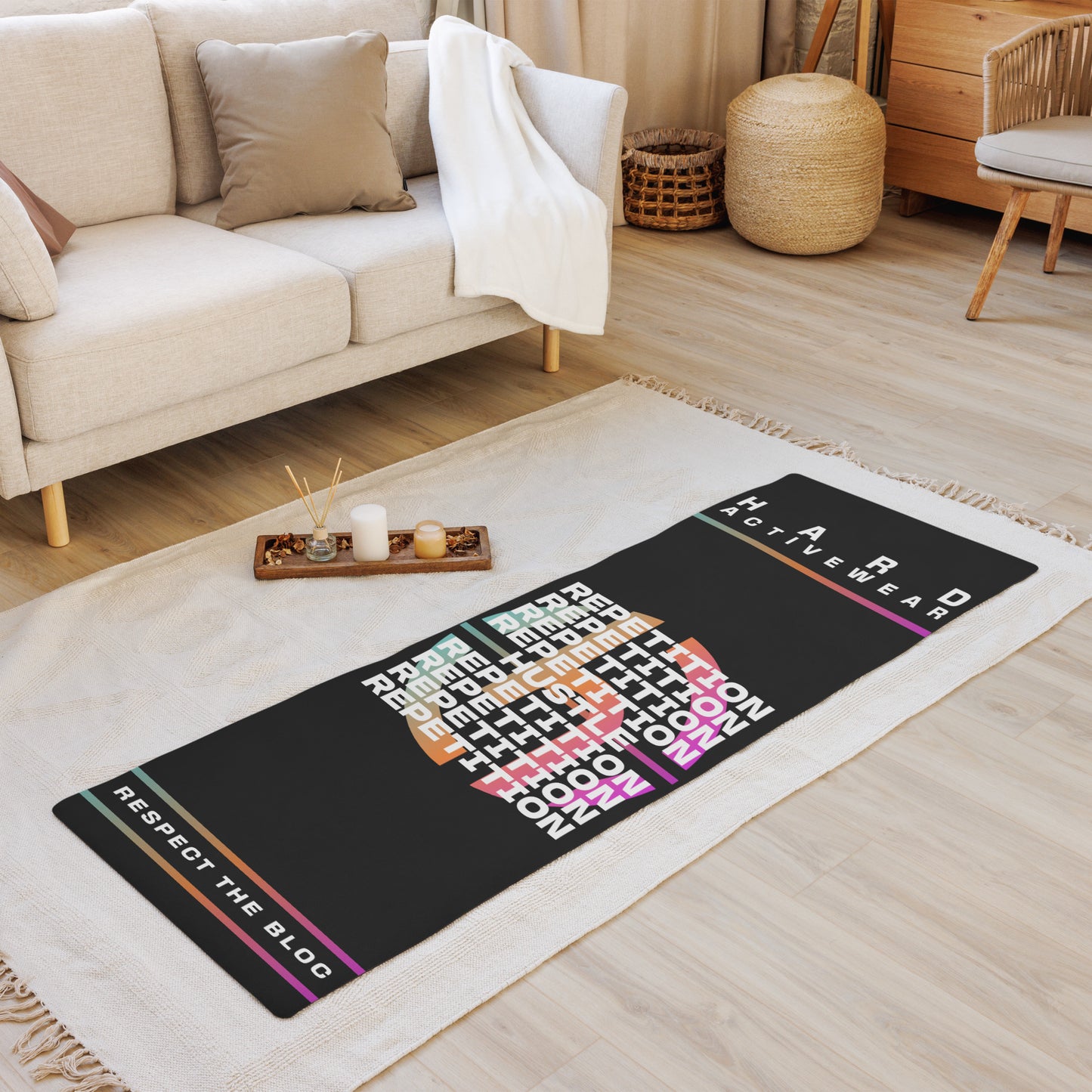 Repitition Yoga mat